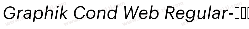 Graphik Cond Web Regular字体转换